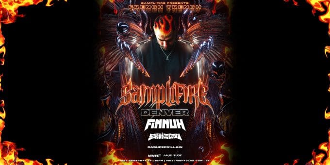Samplifire at Club Vinyl in Denver Event Flyer Dec 4