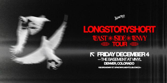 longstoryshort at Club Vinyl in Denver Event Flyer Dec 4